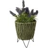 Jardinera verde Ø 11x18 cm 64846