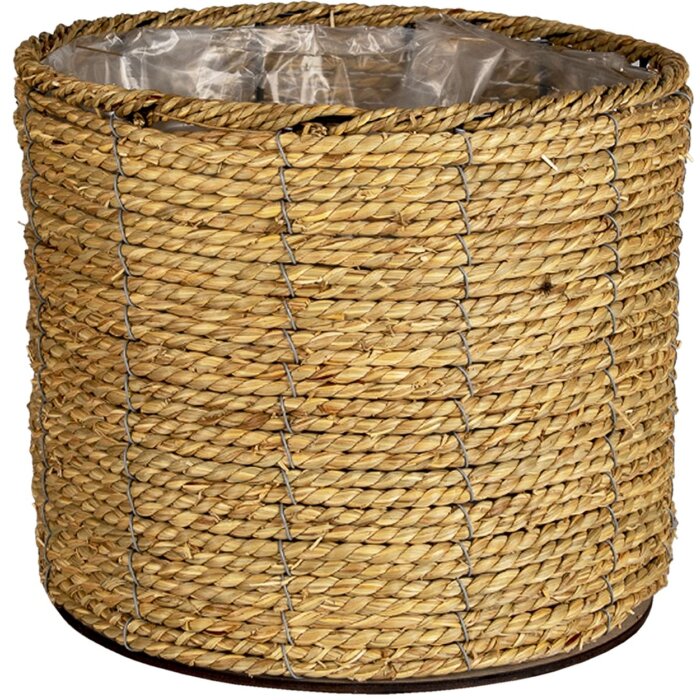 Jardinera marrón Ø 30x23 cm 64850