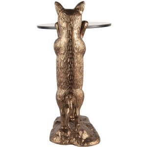 Mesa auxiliar marrón 51x36x30 cm 6AL0051