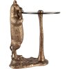 Mesa auxiliar marrón 51x36x30 cm 6AL0051