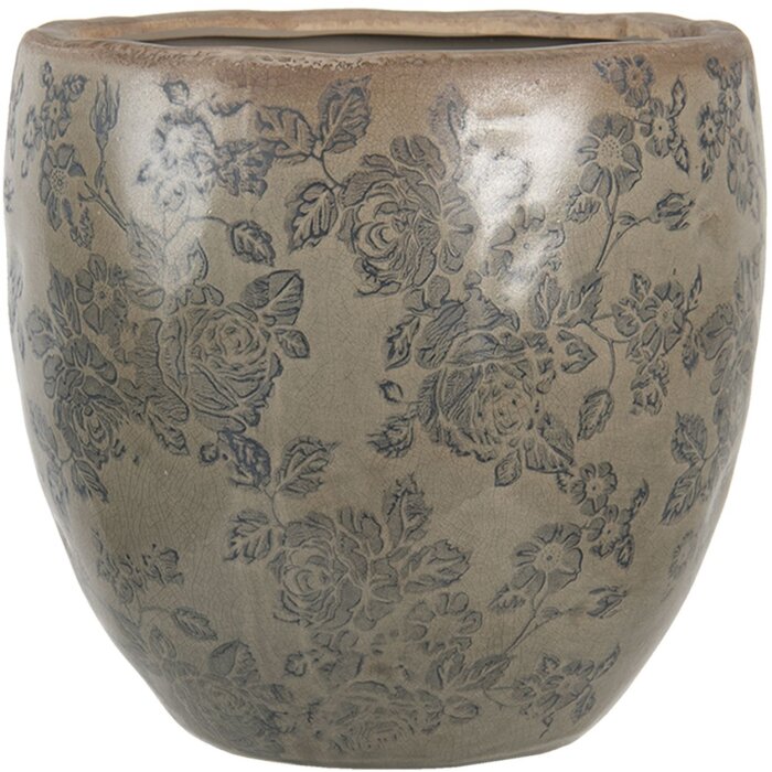 Maceta verde Ø 20x19 cm 6CE1257L