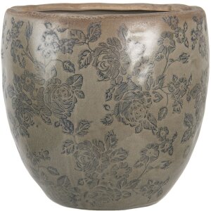 Maceta verde Ø 20x19 cm 6CE1257L