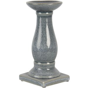 Candelero gris Ø 12x25 cm 6CE1261M