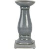 Candelero gris Ø 12x25 cm 6CE1261M