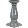Candelero gris Ø 12x25 cm 6CE1261M