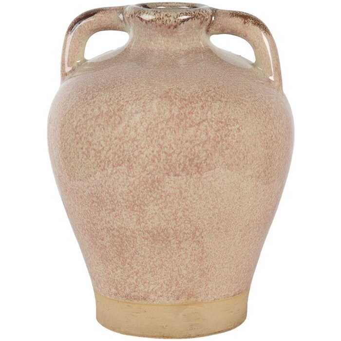 Jarrón rosa Ø 19x25 cm 6CE1266M