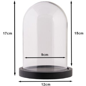 Clayre & Eef 6GL2168Z Campana de vidrio Ø...