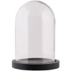 Clayre & Eef 6GL2168Z Campana de vidrio Ø 12x17 cm campana de vidrio redonda