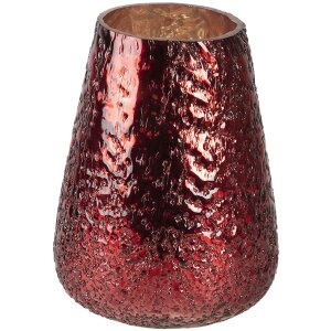 Portacandelitas - Portavelas rojo Ø 13x18 cm 6GL3132