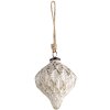Bola de árbol de Navidad blanca Ø 12x15 cm 6GL3155