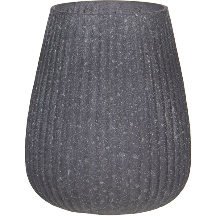 Portacandelitas gris Ø 11x13 cm 6GL3171