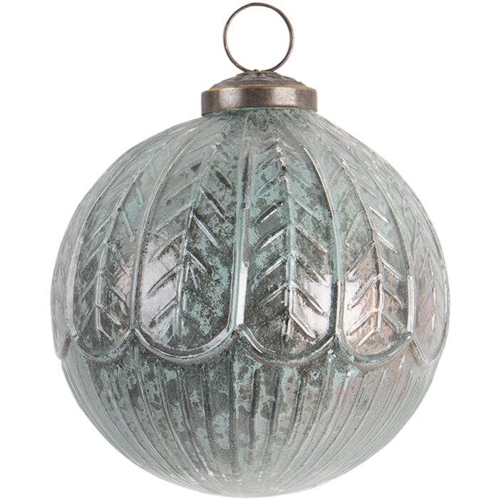Adornos para el árbol de Navidad verde Ø 10 cm 6GL3193