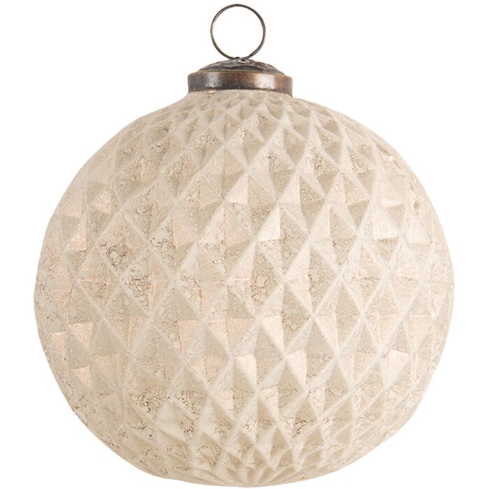 Adorno para árbol de Navidad dorado Ø 12 cm 6GL3206