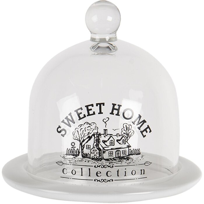 Campana de vidrio transparente Ø 12x12 cm 6GL3409