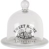 Campana de vidrio transparente Ø 12x12 cm 6GL3409