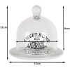 Campana de vidrio transparente Ø 12x12 cm 6GL3409