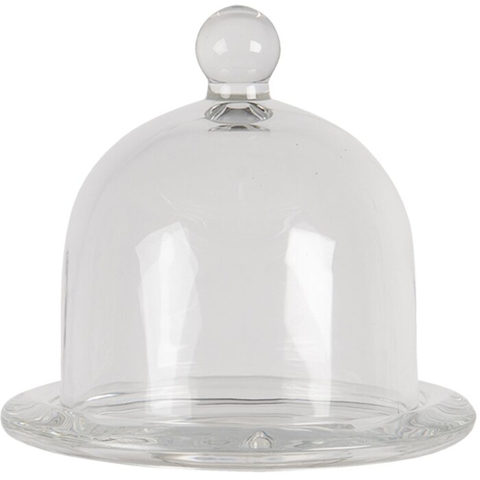 Clayre & Eef 6GL3420 Campana Ø 12x12 cm campana de vidrio