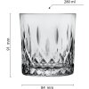 Vaso de vidrio gris Ø 8x9 cm - 280 ml 6GL3468