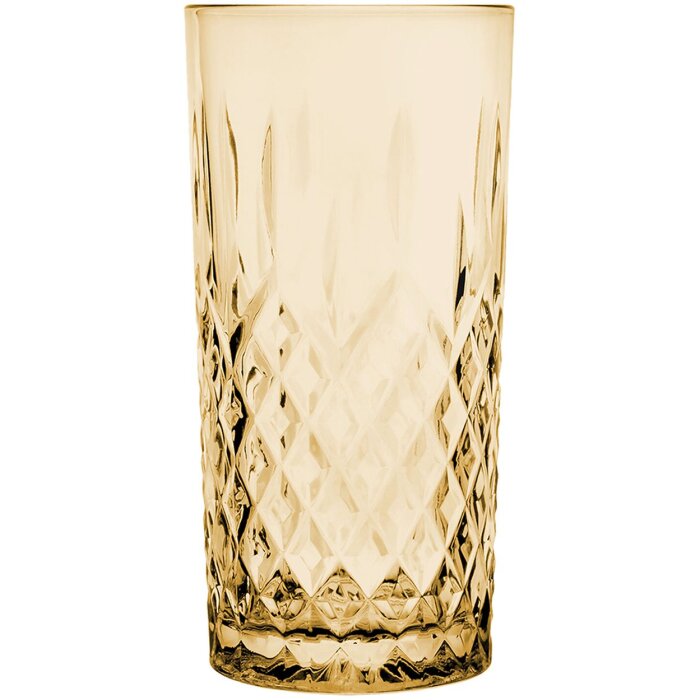 Vaso de vidrio marrón Ø 7x15 cm - 280 ml 6GL3469