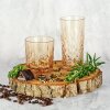 Vaso de vidrio marrón Ø 7x15 cm - 280 ml 6GL3469