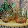 Vaso de vidrio marrón Ø 7x15 cm - 280 ml 6GL3469