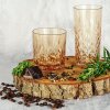 Vaso de vidrio marrón Ø 7x15 cm - 280 ml 6GL3469