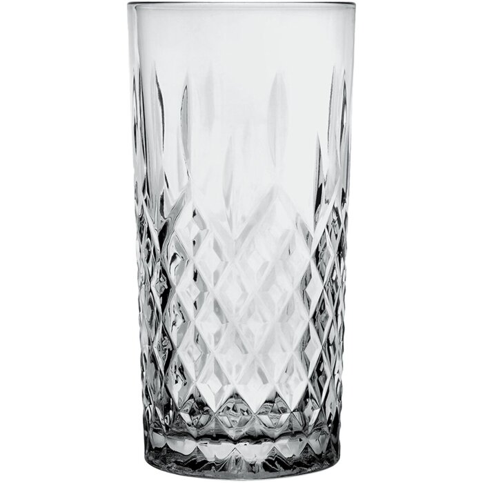 Vaso de cristal gris Ø 7x15 cm - 300 ml 6GL3470