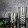 Vaso de cristal gris Ø 7x15 cm - 300 ml 6GL3470