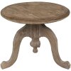 Mesa auxiliar marrón Ø 56x45 cm 6H1970