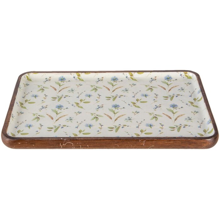 Cuenco decorativo multicolor 30x20x2 cm 6H1975