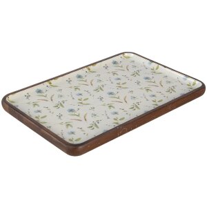 Cuenco decorativo multicolor 30x20x2 cm 6H1975