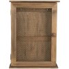Caja para llaves marrón 28x9x40 cm 6H1993