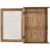 Caja para llaves marrón 28x9x40 cm 6H1993