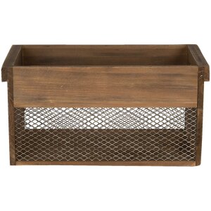 Caja de madera marrón 32x19x16 - 23x16x15 cm 6H1996