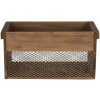 Caja de madera marrón 32x19x16 - 23x16x15 cm 6H1996