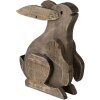 Decoración conejo marrón 20x12x26 cm 6H2022