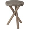 Mesa jardinera marrón Ø 24x32 cm 6H2023