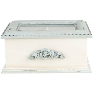Caja de té (4 compartimentos) multicolor 20x17x9...