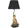 Lámpara de mesa negra Ø 28x60 cm E27-máx 1x60W 6LMC0037