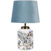 Lámpara de mesa azul Ø 25x41 cm - E27 6LMC0040