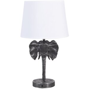 Lámpara de mesa Elefante negro 25x25x41 cm E27-máx 1x60W 6LMC0052