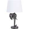 Lámpara de mesa Elefante negro 25x25x41 cm E27-máx 1x60W 6LMC0052