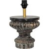 Portalámpara para bombilla decorativa negro Ø 24x40 cm E27 6LMP712