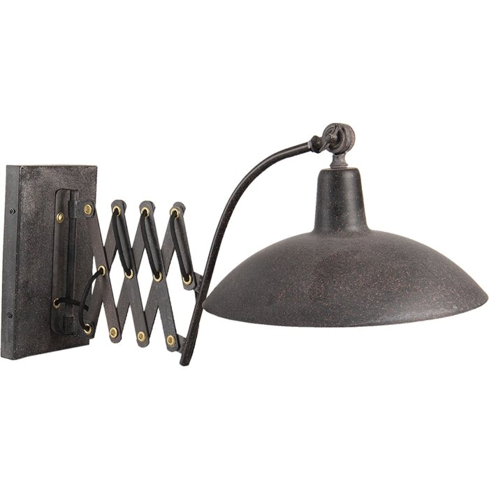 Aplique negro 55x33x34 cm E27-max 1x60W 6LMP714