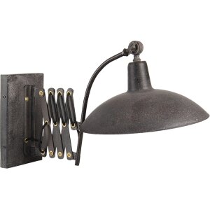 Aplique negro 55x33x34 cm E27-max 1x60W 6LMP714