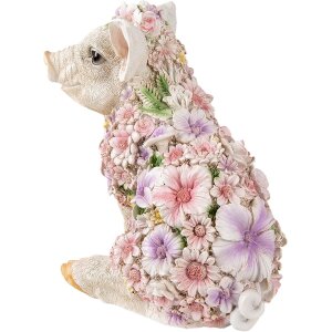 Decoración Cerdo multicolor 24x16x23 cm 6PR3332