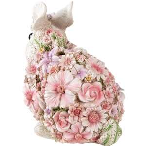 Decoración conejo multicolor 19x12x18 cm 6PR3333