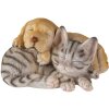 Decoración Perro y Gato multicolor 20x15x11 cm 6PR3336