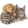 Decoración Perro y Gato multicolor 20x15x11 cm 6PR3336