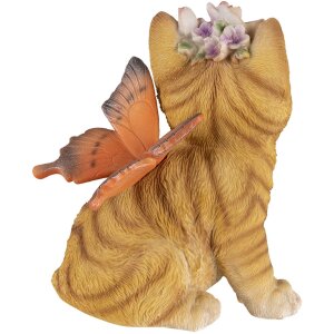 Decoración Gato multicolor 12x10x15 cm 6PR3352